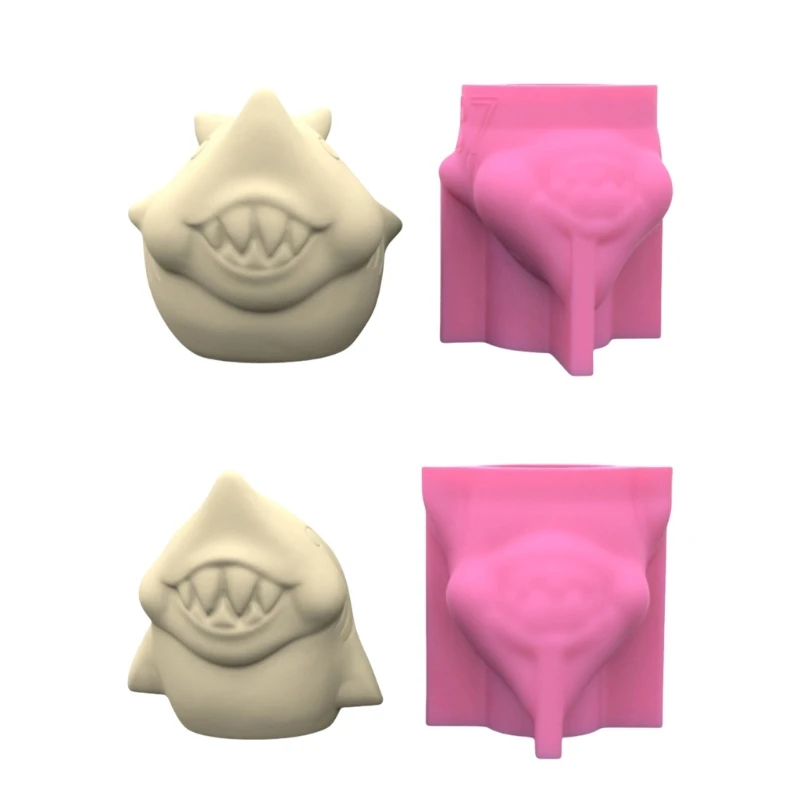 

2 шт., силиконовые формы в виде акулы