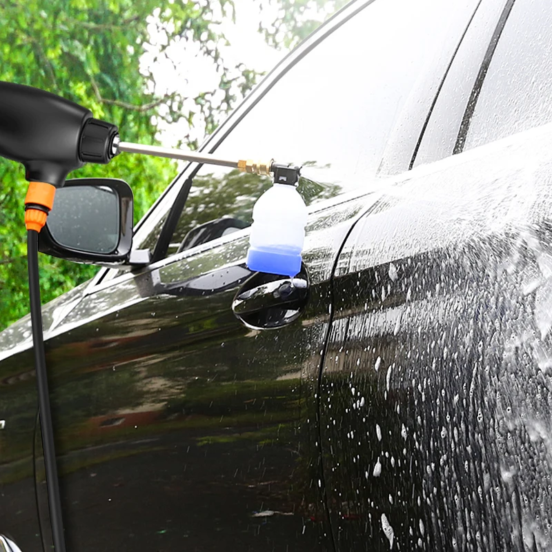Portable Wireless Lithium Battery Electric Spray Washer Car Wash High Pressure Washing Water Gun