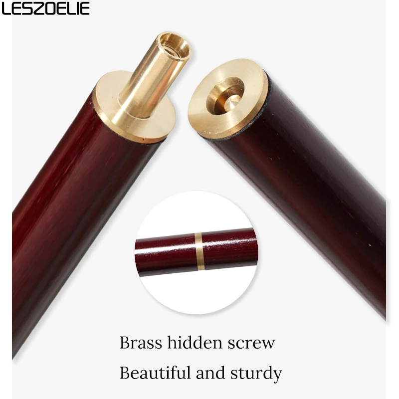 Black 8th Billiards Resin Handle 3-Piece Red Wooden Walking Stick Elegant Fashionable Decorative Canes for Men And Women