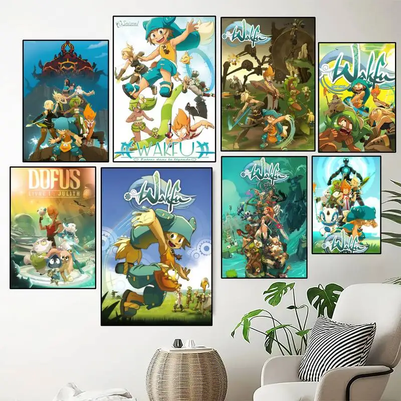 Game W-Wakfu Cool POSTER Prints Wall Painting Bedroom Living Room Decoration Home