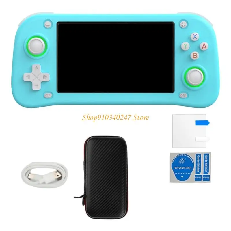 

Q22A 4.3in Screen Portable Gaming Console Expandable Storage Classical Game Collection Ergonomic Design Extended Battery