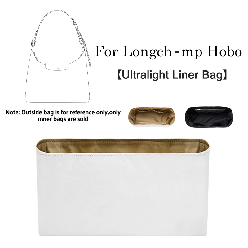 EverToner Insert Bag Organizer Dupont Paper Inner For Longch-mp Hobo Bag Purse Organizer Handbag Storage Bag