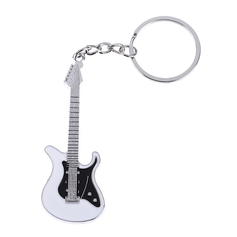 Mini Guitar Fashion Keychain Cute Musical Car Key Ring For Man Women Party Gift