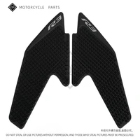 Almohadilla lateral de tracción de tanque de motocicleta, pegatina protectora de rodilla de Gas para YAMAHA YZF-R3 YZF R3 2019 2020 2021 2022 2023 YZFR3