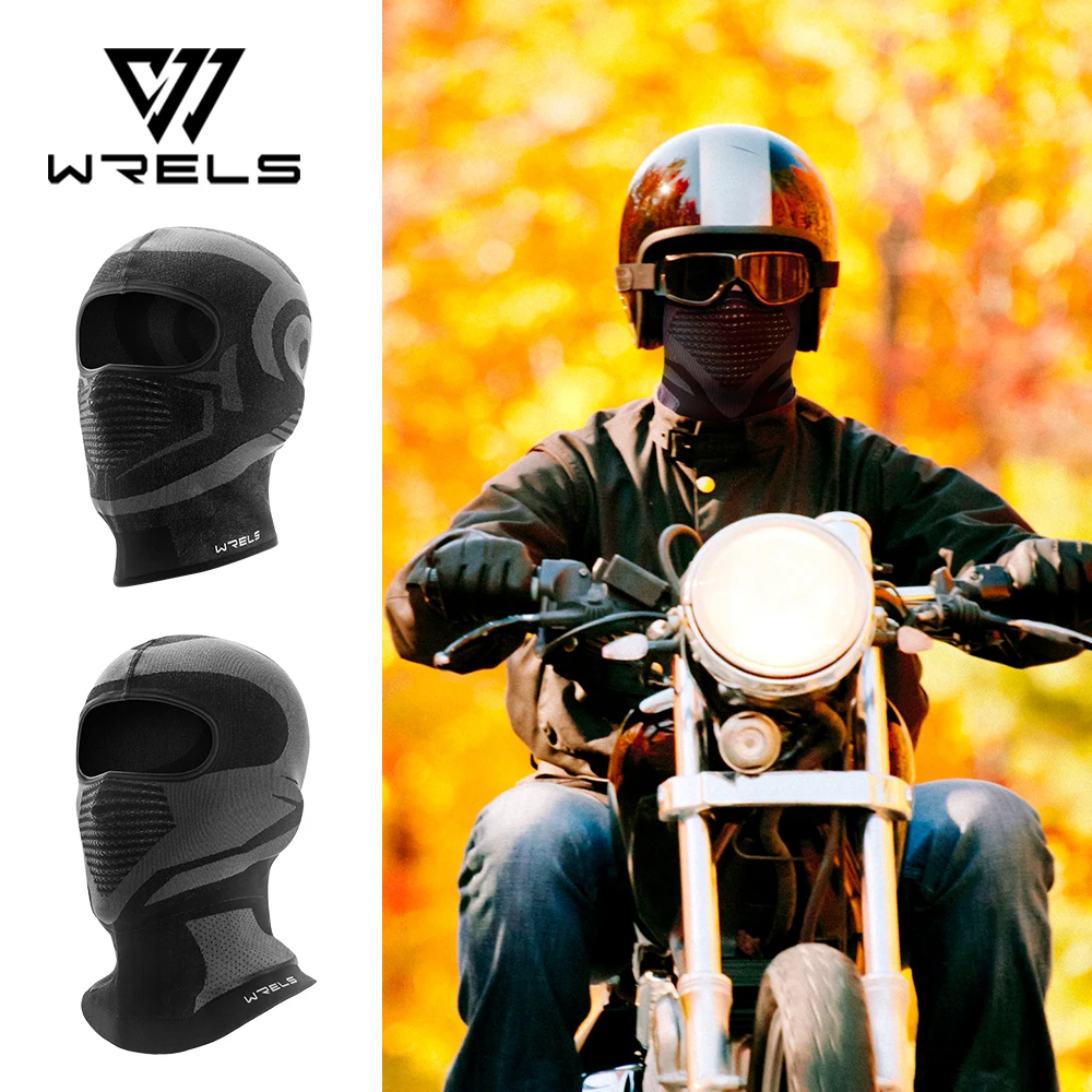 WRELS Winter Warm Outdoor Cycling Mask Full Face Mask Covers Thermal Keep Warm Windproof Cycling Face Mask Balaclava Ski Mask