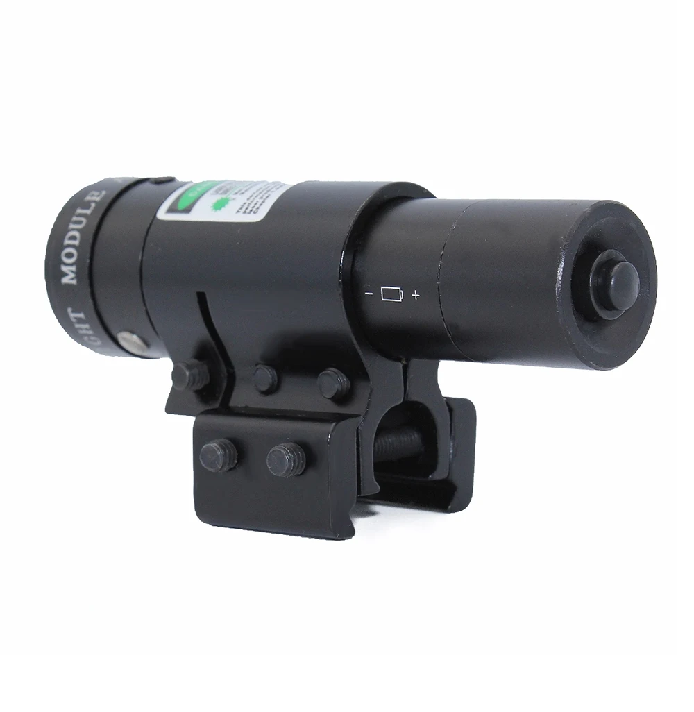 Soporte de riel de alcance de mira de haz láser de punto verde rojo para caza de pistola de aire de Rifle