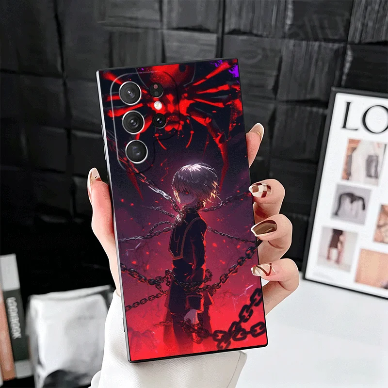 Hunter X-Hunters Kurapika Soft Phone Case for Samsung Galaxy S26 S25 Edge S24 Ultra S23 Plus S22 S21 FE S20 Black Cover Back She - view 6