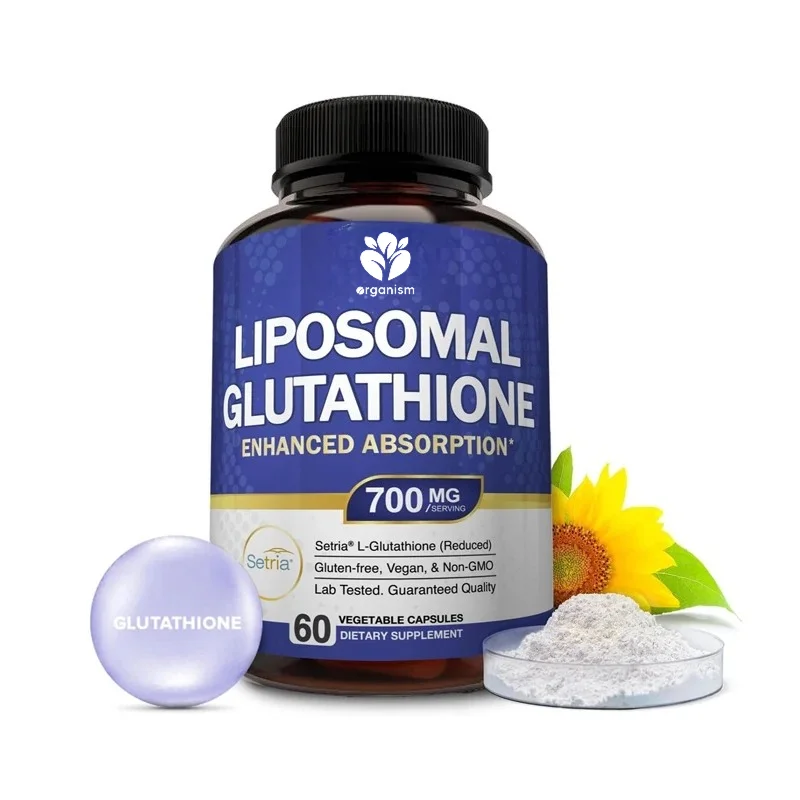 Liposomales Glutathion-Nahrungsergänzungsmittel Setria 700mg - Reine, reduzierte, stabile Form von L-Glutathion-Reduktase (GSH)