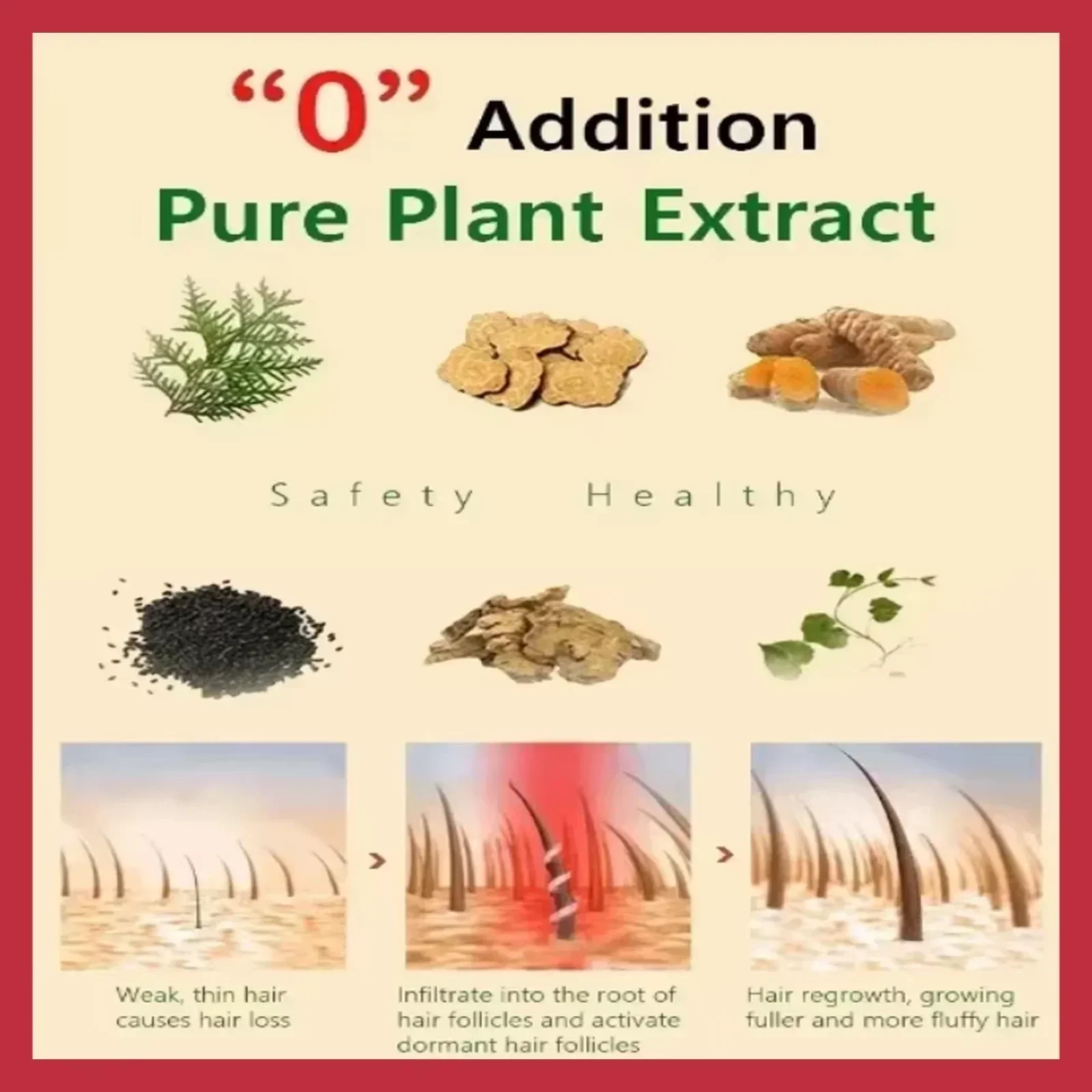 زيت نمو الشعر الطبيعي فعال لتساقط الشعر زيت أساسي مغذي لإصلاح كثيف الشعر التالف ترطيب زيت ناعم