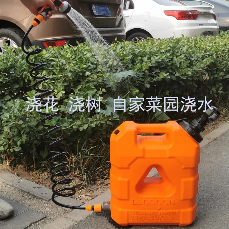 

Off-road Outdoor Car Pressurized Bucket Portable Water Storage Tank Self-driving Camping Shower Water Tank