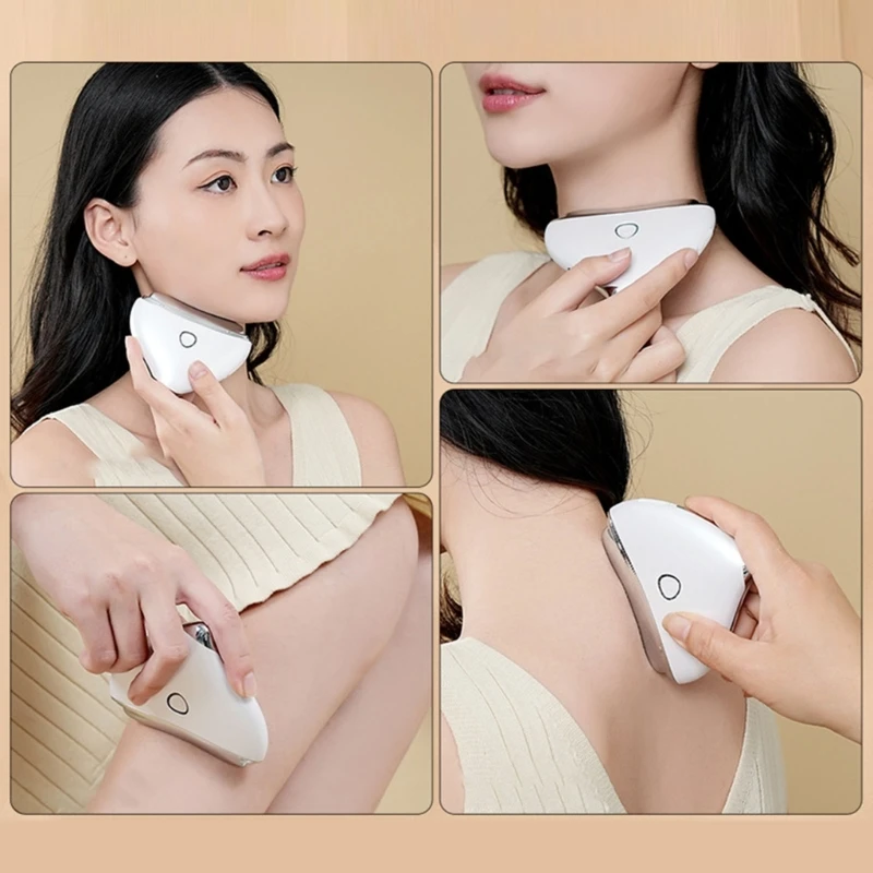 Hình trái tim Thiết bị Gua Sha Công cụ mặt Gua Sha Công cụ định hình khuôn mặt Máy mát xa nâng cơ mặt Thiết bị nâng cơ mặt cho