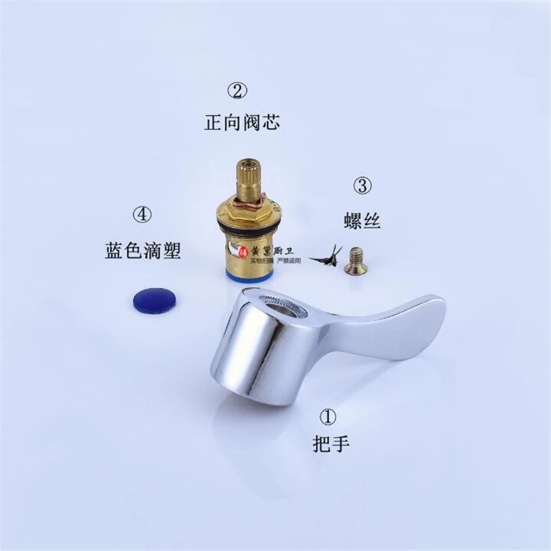 1/4 Turn Use Basin Sink Tap Reviver Faucet Handle Replacement Lever Heads Conversion Kit For Kitchen Faucet Accessories New