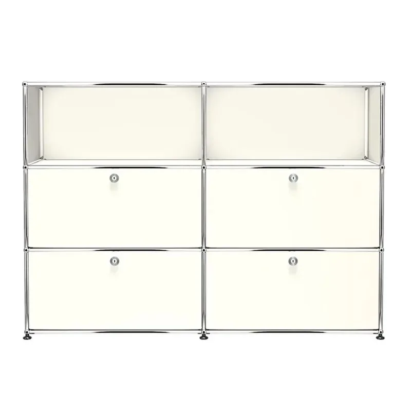 Stainless steel assembled cabinets for homes and apartments, furniture, living room and bedroom lockers