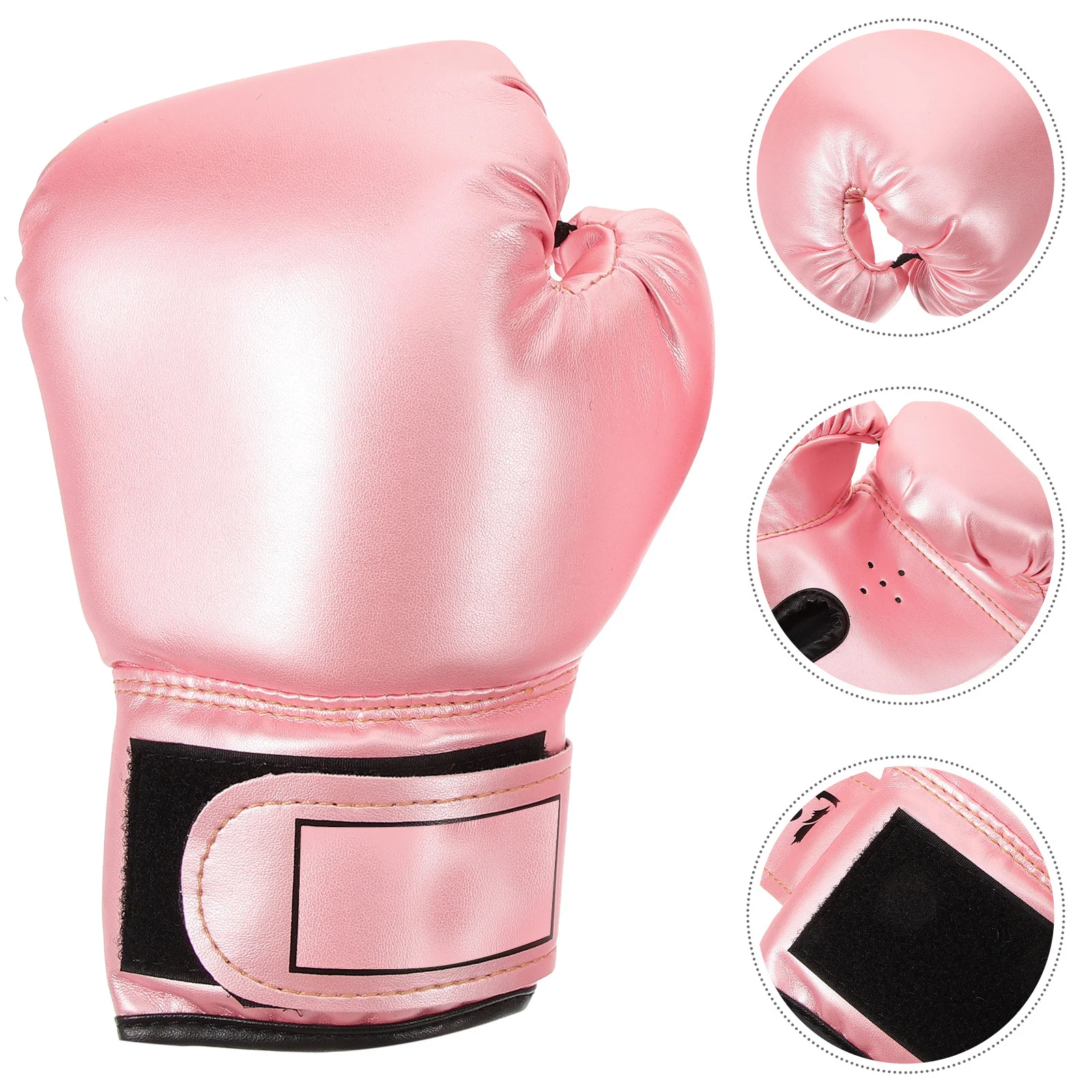 

1Pair Boxing Gloves Soft PU Cover Comfortable Sparring Gloves for Kickboxing Training Thai Workout Kickboxing Glove