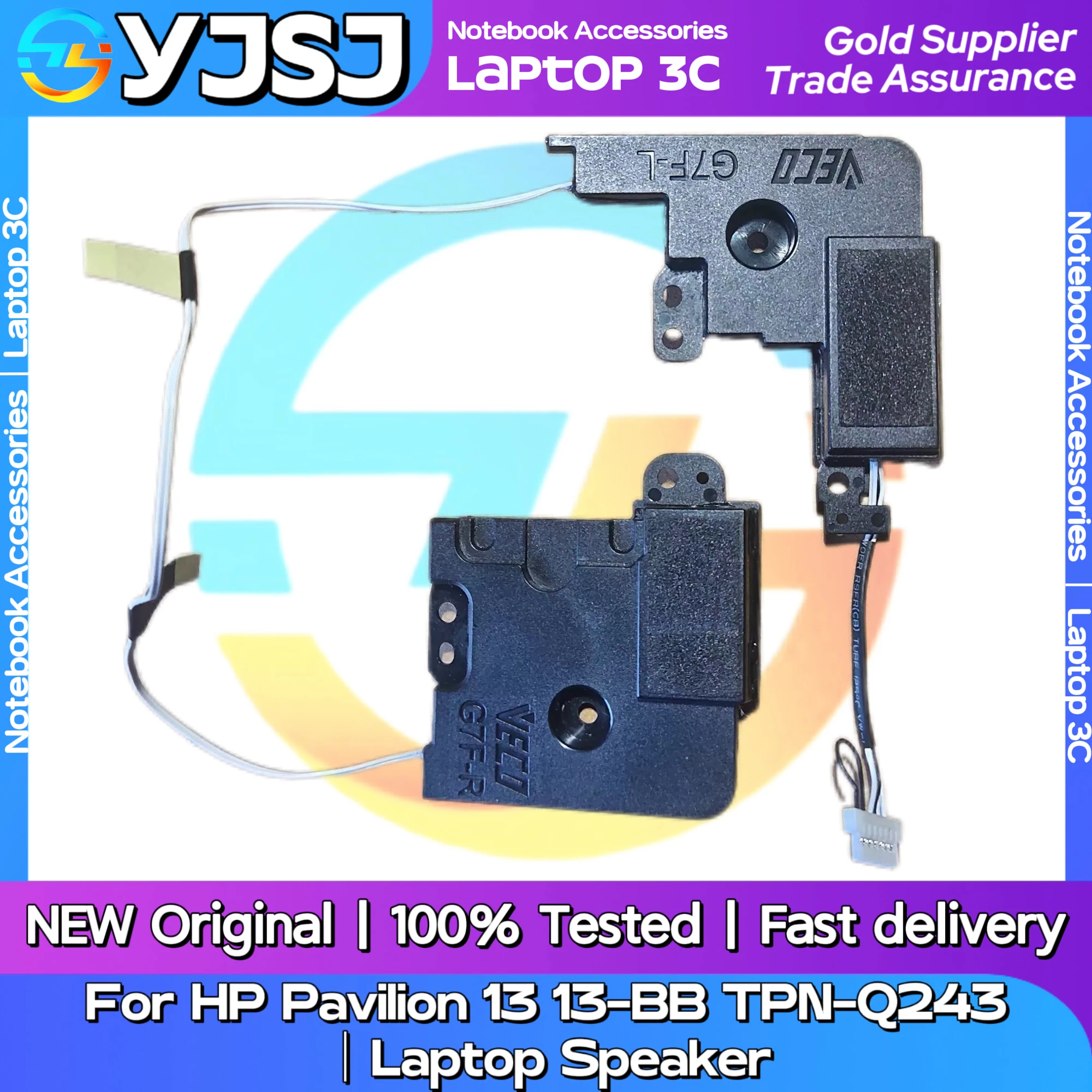 New Original Laptop Notebook Audio Speaker For HP Pavilion 13 13-BB TPN-Q243 Built-in Speaker Horn Audio