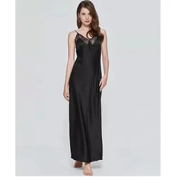 2017 Summer Style Sexy Women Long Nightwear Nightgowns V-Neck Sleepwear Lady Nightshirt Dresses Free Shippin