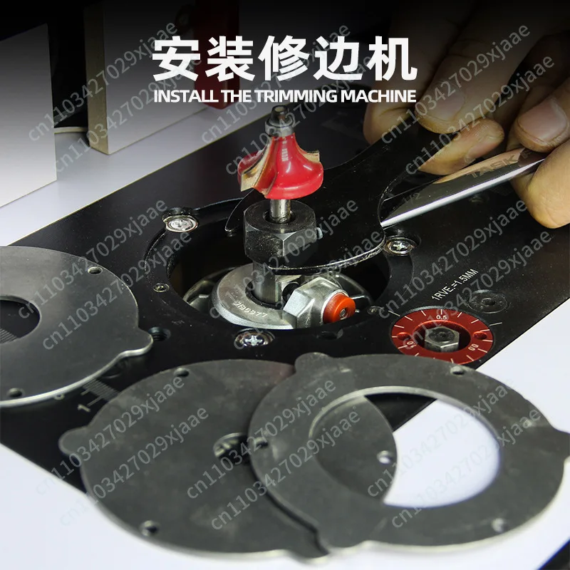 2026 hot sale L Woodworking Router Lift System And Aluminum Top Plate For 65mm 69mm Diameter Motors Workbench Trimmer Engraving