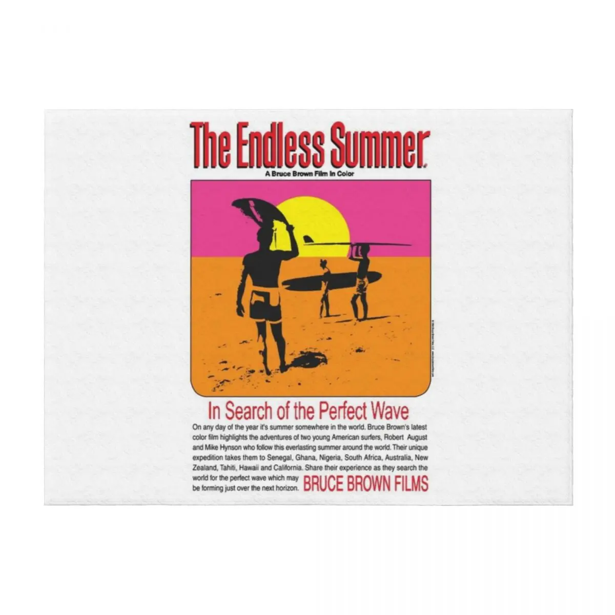 

Бесконечное лето, оригинальный постер фильма, одеяло, роскошный бренд для зимы, декоративные мягкие одеяла