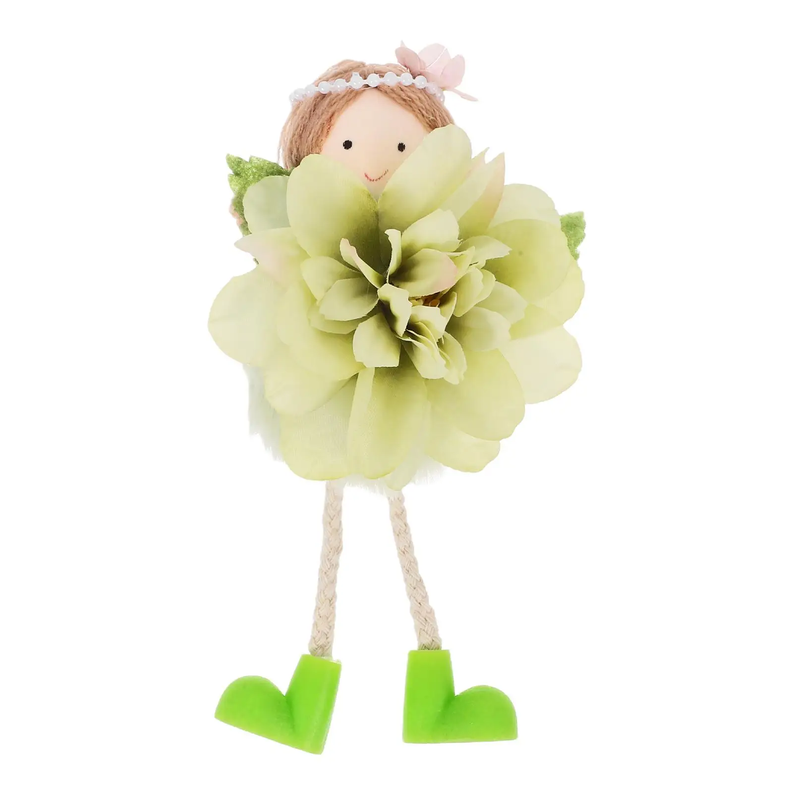 

Flower Angel Girl Charm Ornament Small Spring Pendant Hanging Favor Figure Party