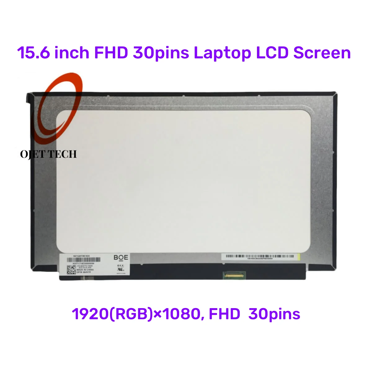 

15.6 INCH NOTEBOOK LCD For ACER ASPIRE 3 N19C1 15.6" SLIM 30 PIN LED FULL-HD IPS 1920X1080