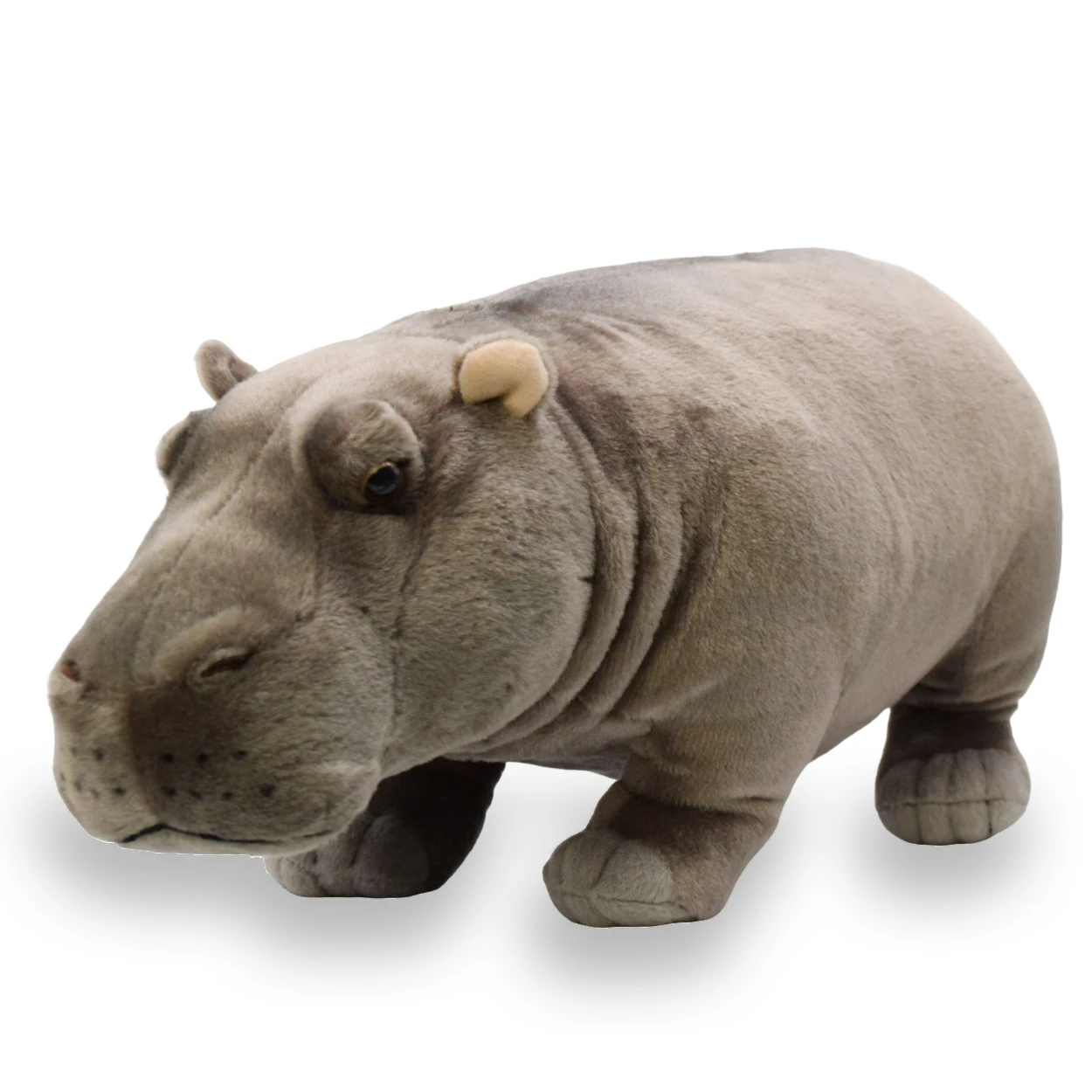 

Realistic Hippopotamus Stuffed Animal Plush Toy, Lifelike Hippo Animal Plushies Simulation Animals Doll