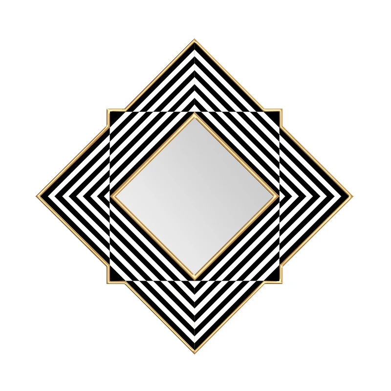 Home wall decoration wall decoration mirror porch background  pendant dining room  living room