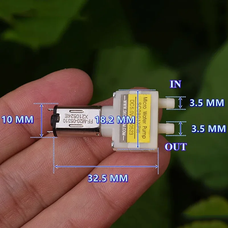 SKOOCOM-مضخة مياه صغيرة ، شفط صغير ذاتي التحضير ، مضخة سائلة ، روبوت مكنسة ذاتية الصنع ، ميكرو M20 ، تيار مستمر 5 فولت ، 6 فولت ، SC0801XPW