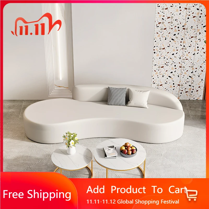 

Creative Curved Sofa Design European Hallway Comfortable Adult Sofas Unusual Romantic Adult Leisure Muebles Entrance Furniture