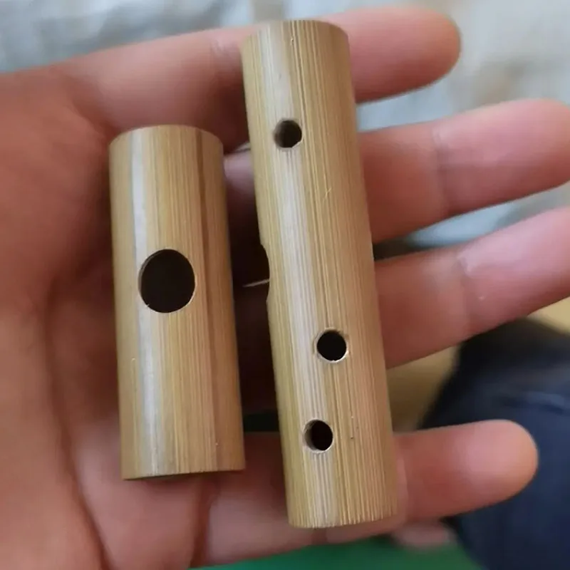 Mini Bamboo Mouth Flute Beginners Playing Whistle Flutes Handmade Traditional Short Flute Niche Chinese Musical Instruments