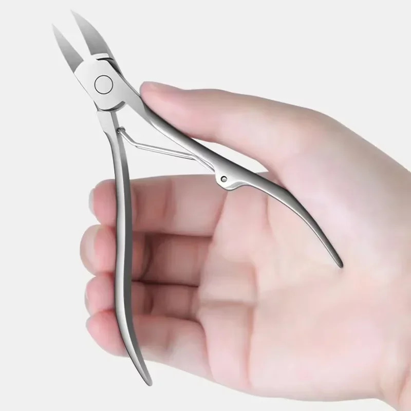 1 個足の爪陥入キューティクルニッパークリッパーエッジカッターはさみ爪プライヤーツールペディキュア角質リムーバーマニキュアツール