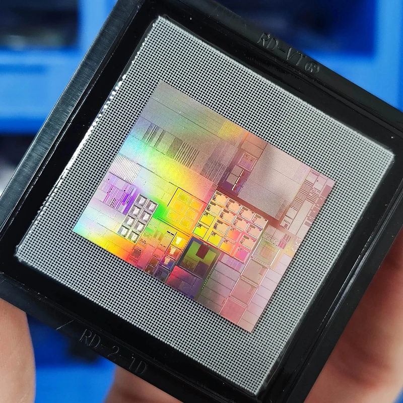 Silicon Wafer CPU Die Chip Lithography Slice Memory Wafer Chip