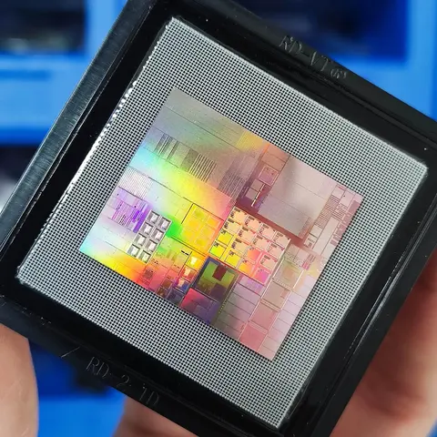 Silicon Wafer CPU Die Chip Lithography Slice Memory Wafer Chip