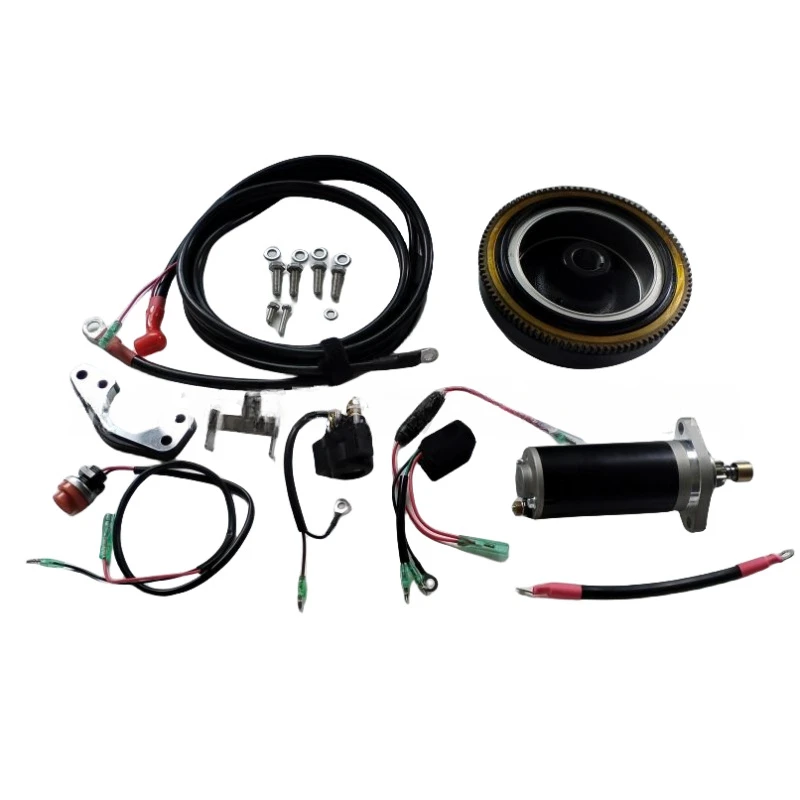 Buitenboordmotor Accessoires voor Tohatsu 2-takt 15HP 18HP bootmotor naar elektrische starterkit modificatie