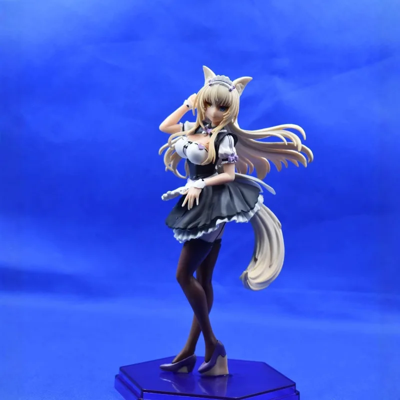 

Nekopara Anime Figure Cat Girl Maid Azuki Coconut Pvc Collectible Model Home Desktop Decoration For Anime Hobby Collectors
