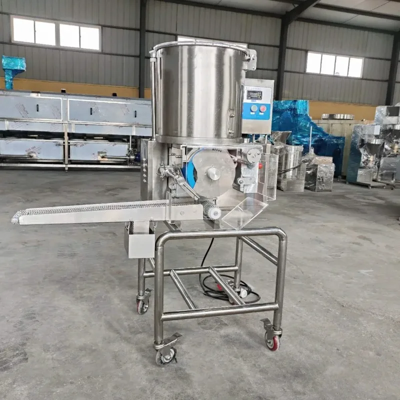 High Quality Deep Fried Chicken Nuggets Making Machine Line Hamburger Meat Patty Maker Chicken Patty Meat Pie Make Machine