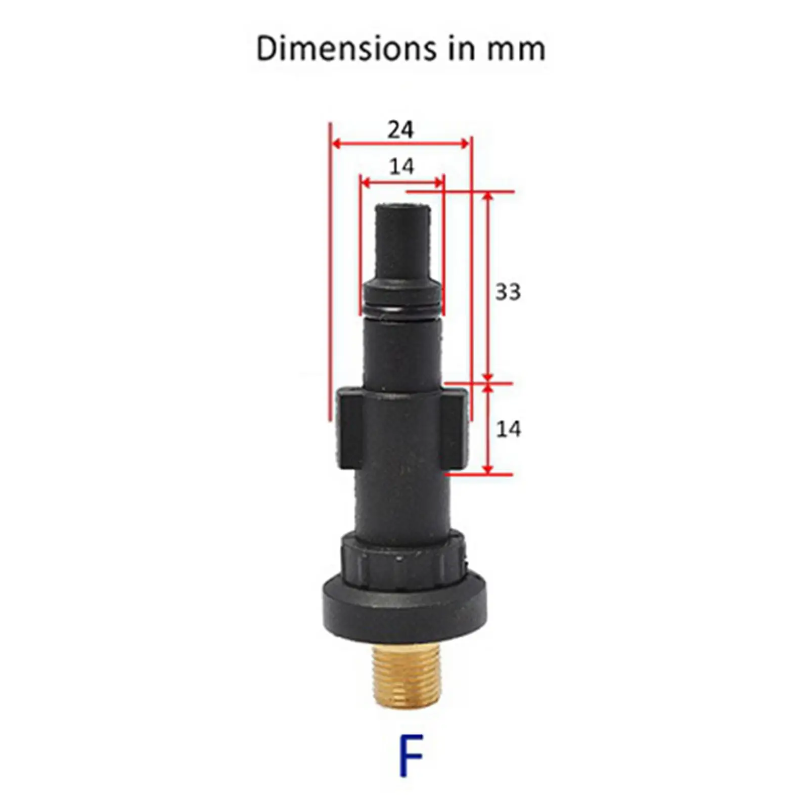 1/4 إلى 3/8 M22 M15 غسالة الضغط طقم محوّل النحاس الاتصال السريع رغوة خرطوم البخاخ الملحقات لتنظيف خزان معدني #6