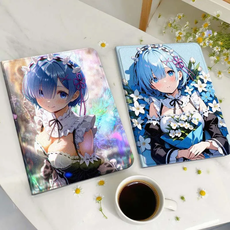 

R-Re Z-ZEROS Anime Art Tablet Case For Samsung Galaxy Tab A A7 A8 A9 A11 S6 S11 Lite Plus 10.1 10.4 10.5 Inch 2022 2025