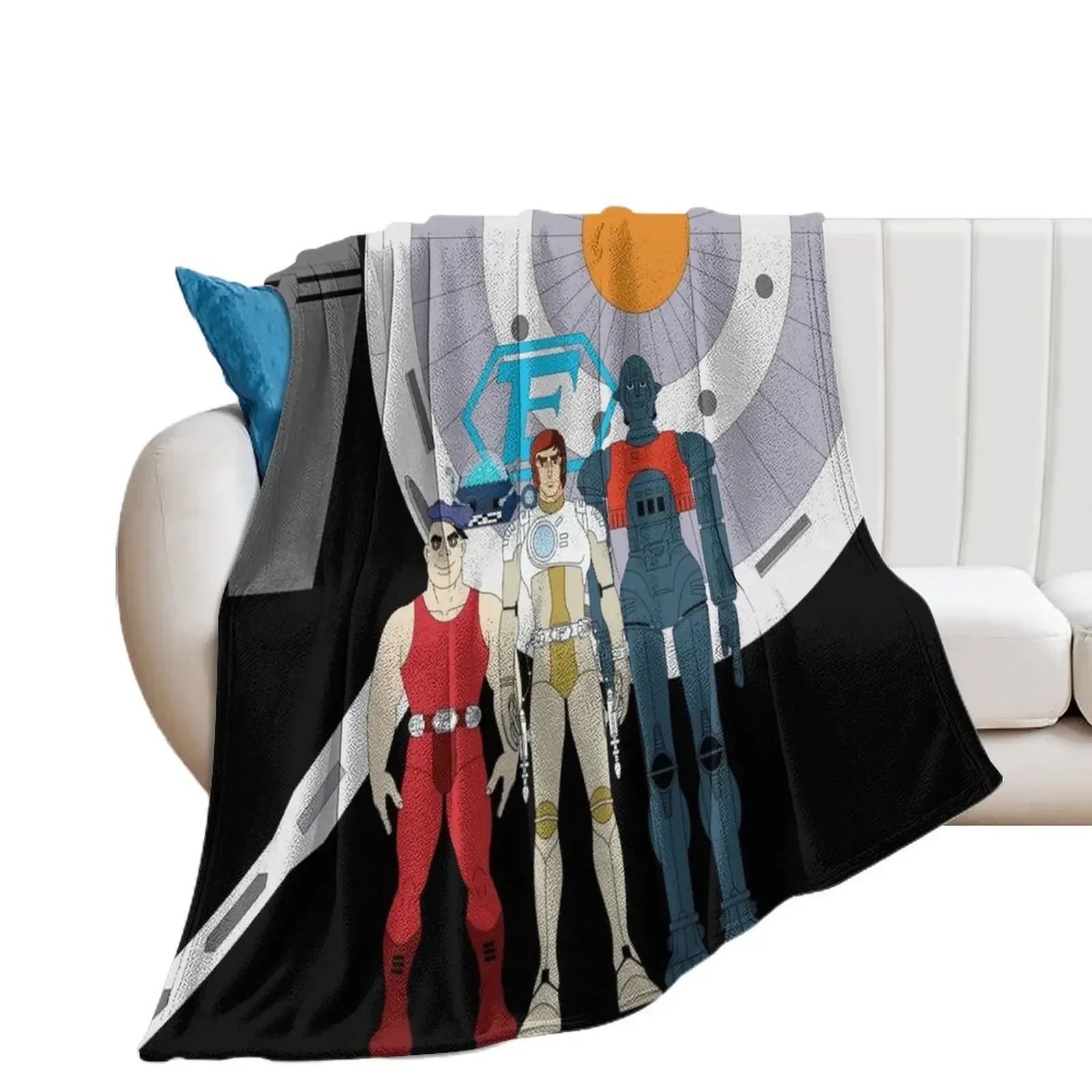 

Captain Future Crew (Comet version) Throw Blanket Luxury Thicken Bed linens decorative bed plaid Blankets