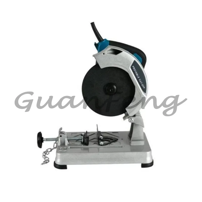 7-Inch Mini Desktop Metal Profile Cut-off Saw, 1200W 220V Portable Bench Aluminum Cutting Machine, 180mm Blade