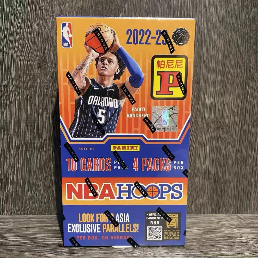 Panini 2022-23 Hoops Court Sports Asia Edition Trading Cards Box Factory Sealed Exclusive Parallel Rookie Hobby Collectible Gift