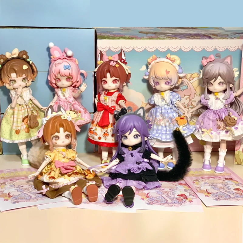 

Minty The Enchanted Forest слепая коробка 20 см аниме куклы суставы подвижная фигурка загадочная коробка BJD куклы сумка-сюрприз орнамент игрушка подарки