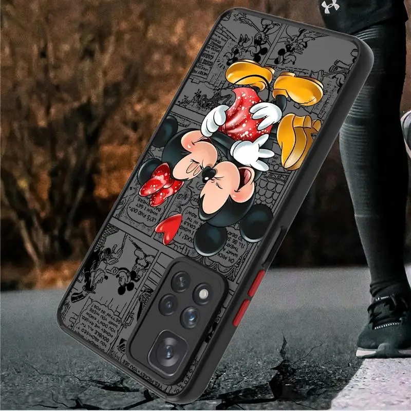 Disney Mickey Mouse Animaton phone cases for Redmi Note 12S 11 case K40 8 10S 11Pro 10 13 8T 9 11S 10 Lite 12 Luxury Cover funda