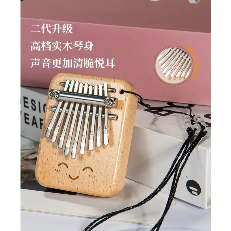 9 Keys Kalimba Thumb Piano Portable Beginner Hand Piano Creative Stress Relief Musical Instrument