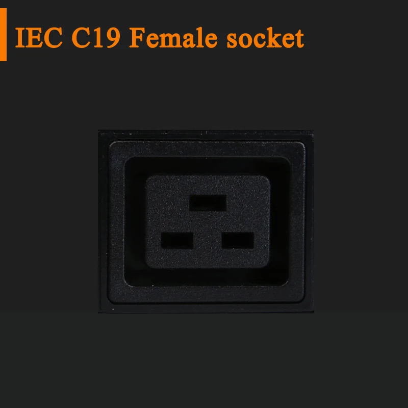 Barre d'alimentation PDU, 19 pouces, Absenteeism, prise IEC C19, Protection contre les surcharges/la foudre, interrupteur à Double rupture, alimentation PDU technique 4000W