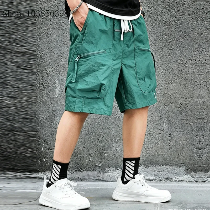 Men's Cargo Shorts, Outdoor, Travel, Casual Sports, Large Pockets Shorts Male Comfortable Fabrics, Thin Shorts for Outings Mens