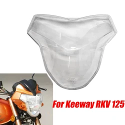 For Keeway RKV 125 RKV125 Motorcycle Headlight Headlamp Housing Lampshade Headlight Plastic Shell
