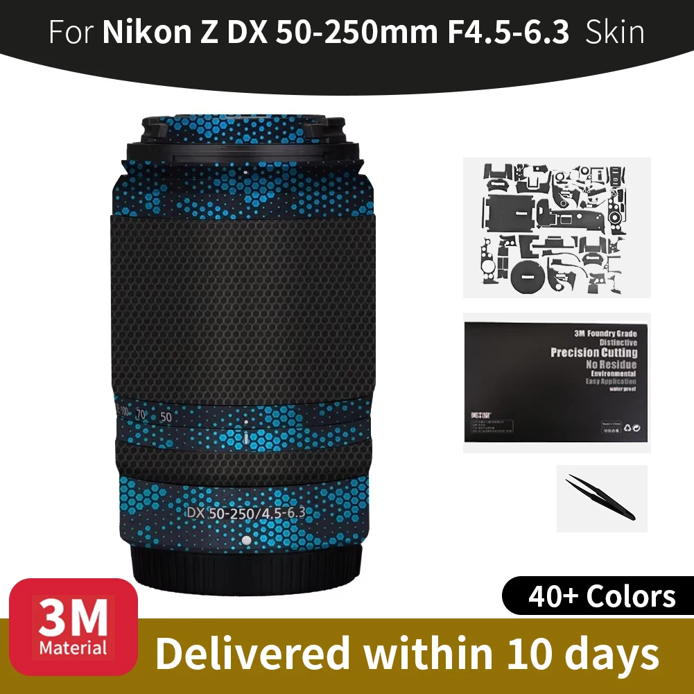 

Защитная пленка для объектива Nikon Z 50-250mm F4.5-6.3, наклейка на объектив Nikon 50 250mm, защита от царапин, различные цвета