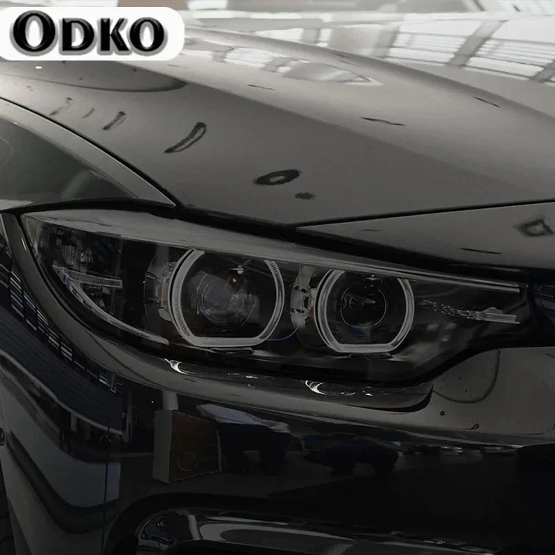 

Для BMW F30 F31 G20 F10 F11 G30 F40 F32 F22 F36 F07 F34 G32 G11 G15 Тонировка фар автомобиля дымчато-черная защитная пленка наклейка из ТПУ