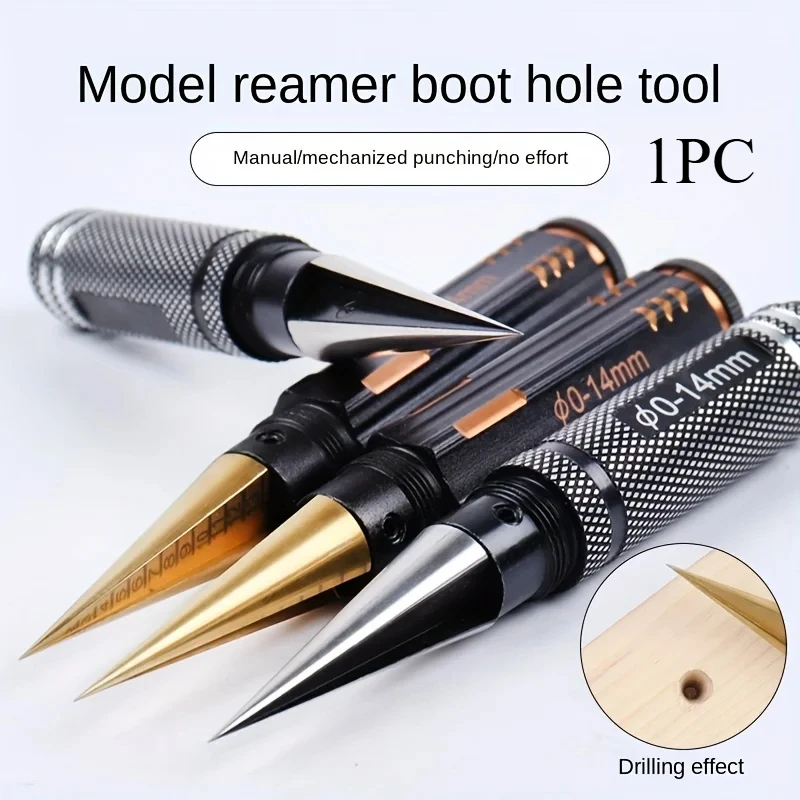 Reamer Drill Bit Set For Woodworking, Model Making, And DIY Crafts Car Body Hole Puncher, Hole Drilling Tool, Drill Bit
