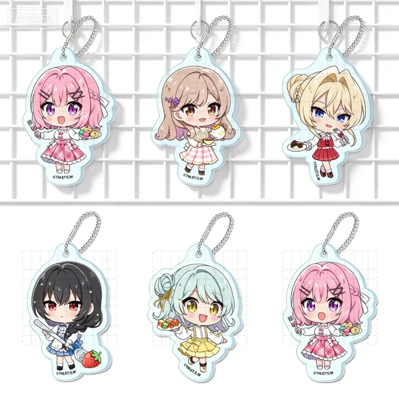 There's No Freaking Way I'll be Your Lover! Unless... Cosplay 6cm Acrylic Pendant Keychains bag decorations Holiday Gifts